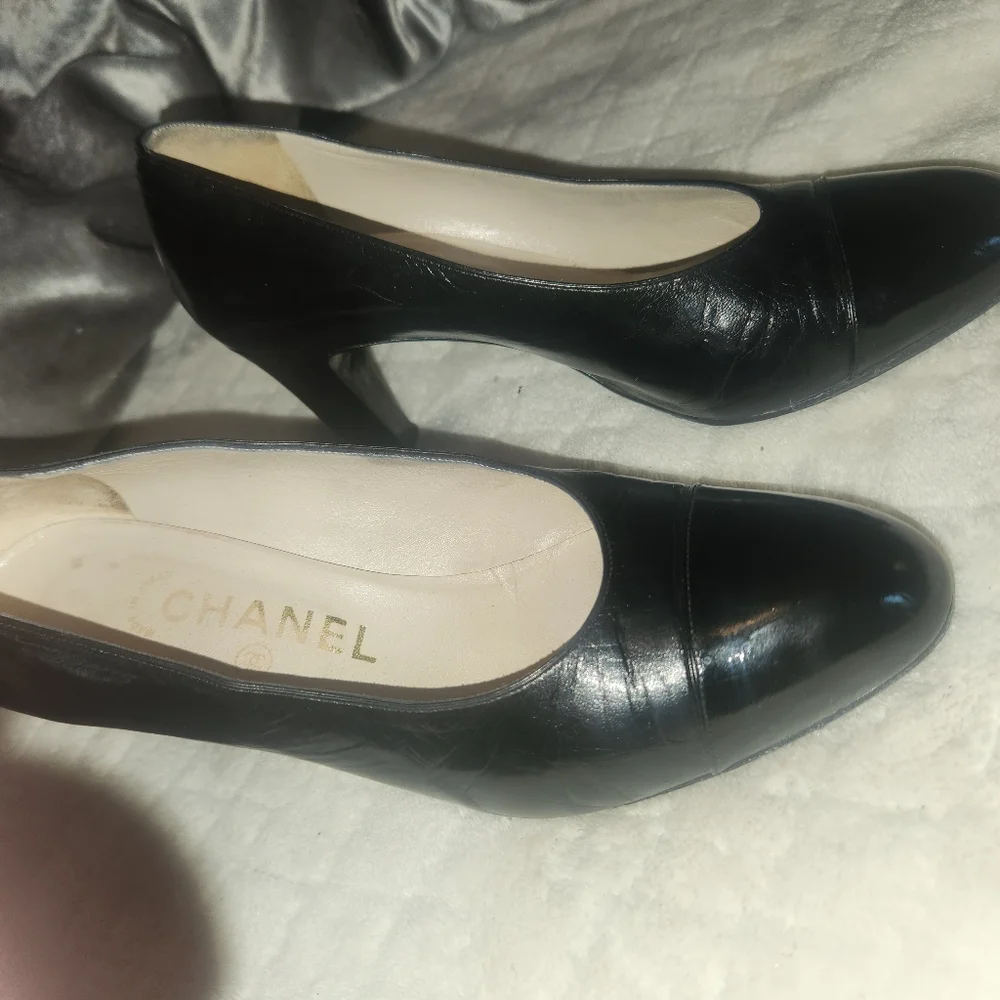 Chanel chuncky heels - Picture 3 of 7